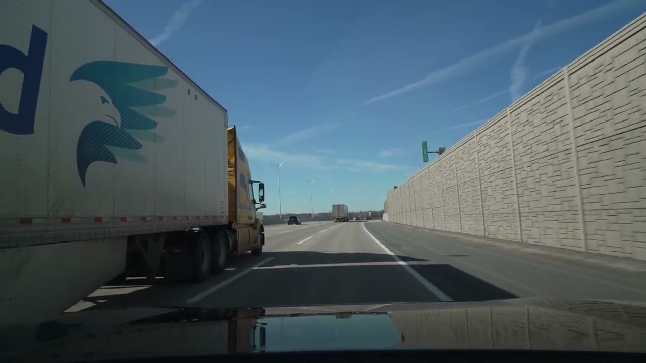 Oak Lawn to I-294/I-90 Highways Arlington Heights (No Talk, No Music) 4K POV ASMR