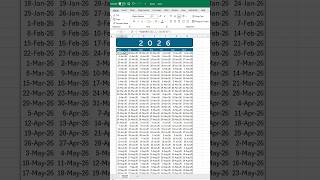 EXCEL Calendar Formula Made EASY!