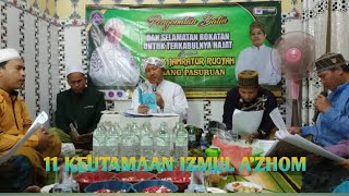 11 KEISTIMEWAAN SHOLAWAT ISMUL A'DHOM YANG BIKIN MENGGEMPARKAN DUNIA || KHR. MASRUR RHOBITULLAH