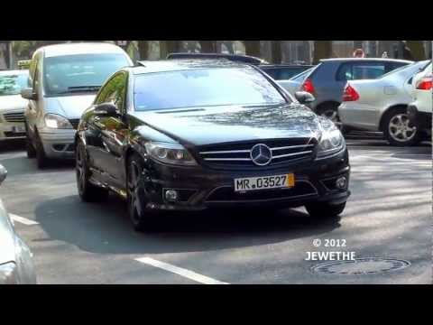 Mercedes-benz CL65 AMG Loud Acceleration Sounds In Düsseldorf! (1080p Full HD)