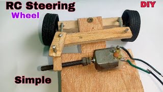 How to make RC car Steering wheel At home