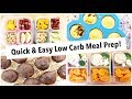 Meal Prep Time! Snack Boxes, Egg Bites & Muffins // Healthy, Low Carb & Keto Friendly Recipes
