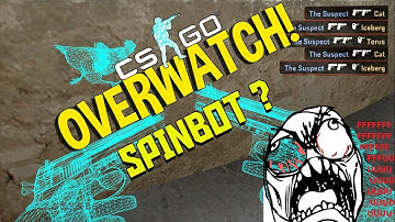 SPINBOT SPOTTED !!!!!//CS GO OVERWATCH