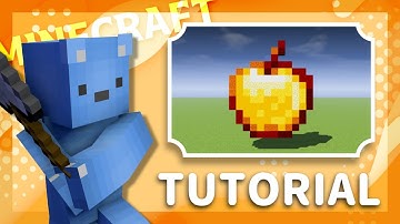 Minecraft Pixel Art - 16x - Golden Apple Tutorial