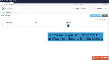 How to remove a redirect from your website in DirectAdmin   HostNamaste