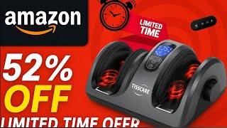 TISSCARE Shiatsu Foot Massager Review | Best 52% Off Deal 2025? Heated Relief for Pain & Stress!