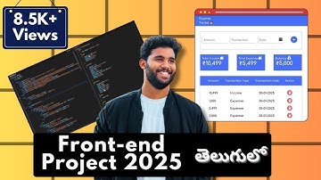 Web Development Project 2025🔥🔥 | Build an Expense Tracker 💰 | For beginners | HTML, CSS & Bootstrap