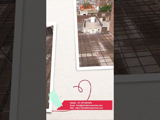 Preparation of Slab - New Construction @Chamunda Nagar, Ajwa Road, Vadodara