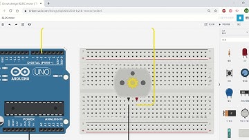 用tinkercad學arduino ─ Block版 (3) 直流馬達調速