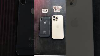 iPhone Xs Vs iPhone 16 Pro Max || Reboot Up Speed Test! #shorts