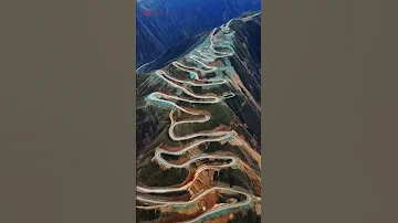 Most winding road in QINGHAI.30 hairpin turns