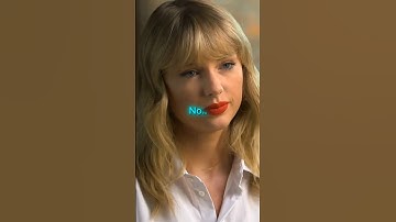Taylor Swift explains why she