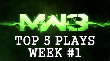 MW3 Top 5 Plays of The Week #1 (Modern Warfare 3)