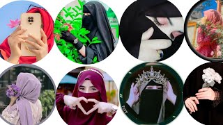 Stylish hijabi girl dp status wallpaper picture and image  screenshot 2