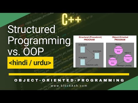OOP vs. Structured Programming | OOP Course 2022 | Hindi/Urdu