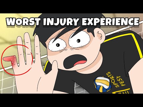 VOLLEYBALL INJURY EXPERIENCE (English Subbed) | Pinoy Animation