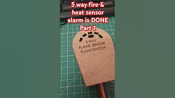 fire and heat alarm is complete ESp32 % way IR sensor with temp sensor