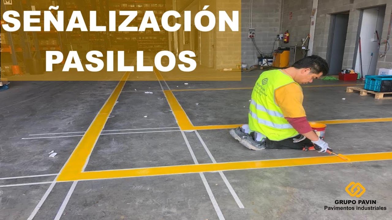 Señalización vial de pasillos peatonales interiores en la industria ⚠️ Señalización vial de pasillos peatonales interiores en la industria ⚠️