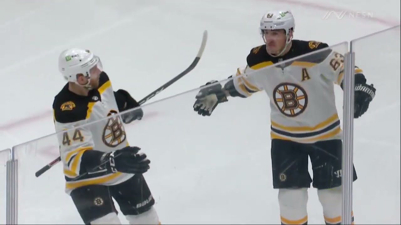 WATCH: Bruins' Brad Marchand grabs fan's phone, records welcome message  before Capitals game 