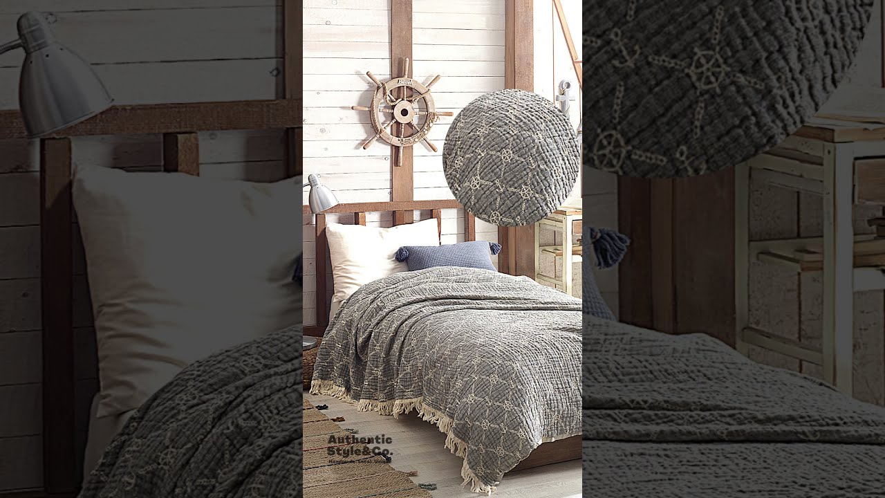 Natural Muslin Cotton Blankets & Throws