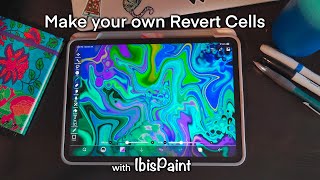 Revert Cells Tutorial, IbisPaint Digital Fluid Art #fluidart #ibispaintx #digitalart #abstract