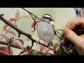 Painting a Sparrow - Timelapse