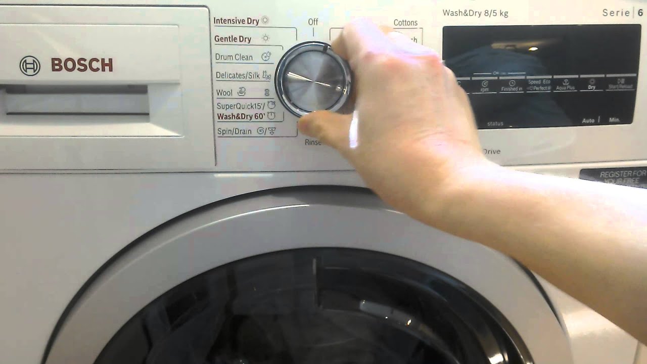 Review On Bosch Washer Dryer Series 6 - Youtube