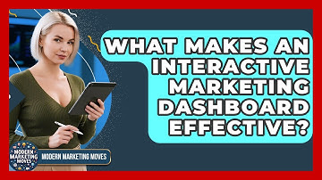 What Makes An Interactive Marketing Dashboard Effective? - Modern Marketing Moves