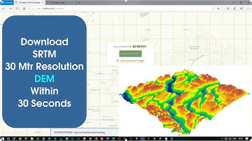 Download  SRTM  30 Mtr Resolution  DEM Within  30 Seconds |