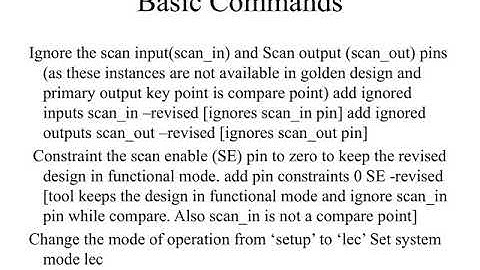 VLSI SYSTEM DESIGN Logic Equivalency Check