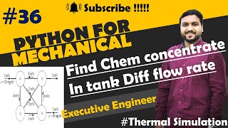 How to find concentration | Python for mechanical engineer | Python Basic Tutorial | chemical