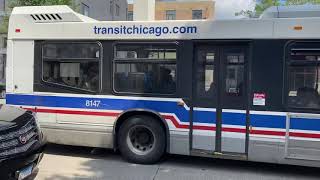 CTA 2015 Nova LFS Bus 8147 On Rt 66 Chicago