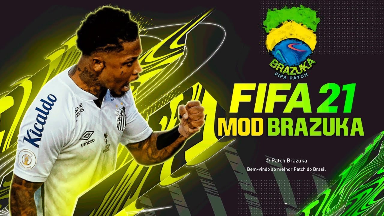 COMO BAIXAR A V1.1 BEM RAPIDO SEM CORTE! - PATCH BRAZUKA FIFA 21!