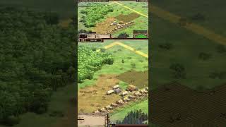 Короткий • Age of Empires II — Монголы против сицилийцев, германцев и готов