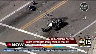 Police investigate deadly crash near 20th St and Bell Rd