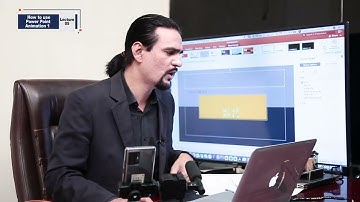 Lec 5 |  How to used power point animation 1 | Ahmed Afridi