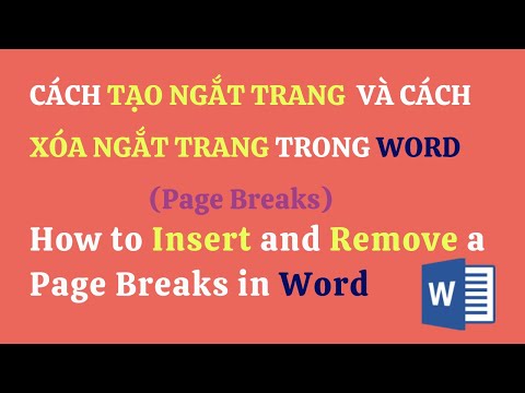 Video: Cách ngắt trang hoạt động trong Word?