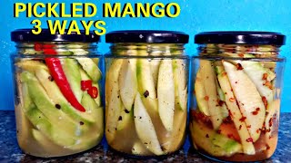 3 WAYS ON HOW TO MAKE THE BEST PICKLED MANGOS| PANG NEGOSYO RECIPE