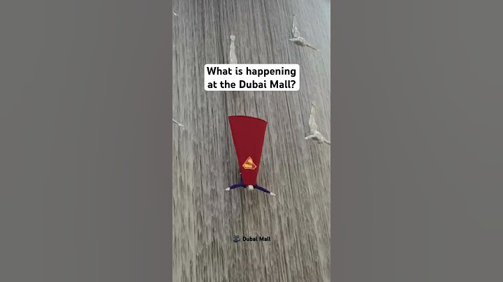 What is happening at the Dubai Mall? 👀