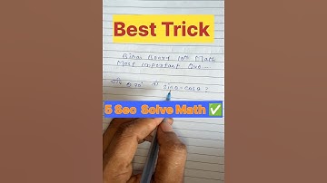 BSEB 10th vvi 5 Sec Solve Math Tricks 🔥 viral 2026 Matric Exam #tricks #maths #10th #bseb #shorts