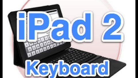 Bluetooth Keyboard Case for the iPad 2