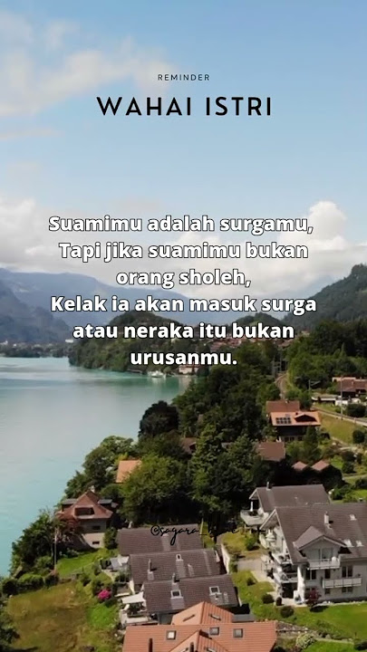 Suamimu surga dan nerakamu #surga #neraka #suami #istri