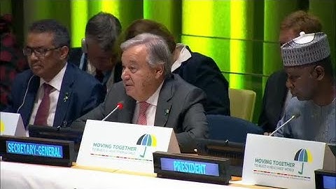UN Chief on Universal Health Coverage - UN General Assembly