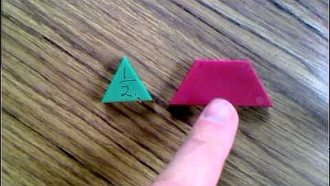 Mixed Numbers Fractions with Pattern Blocks