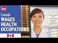 Salaries in Health Occupations in Canada