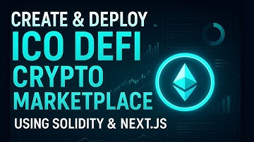 Create & Deploy ICO DeFi Crypto Marketplace Using Solidity & Next.js | Full Blockchain DeFi DApp