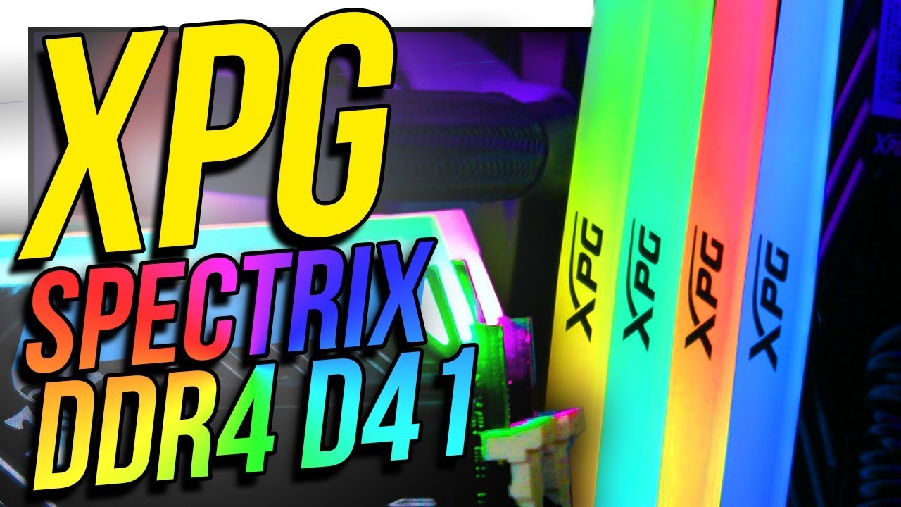 A Mouthful of RAM: ADATA XPG Spectrix D41 DDR4 RGB - YouTube
