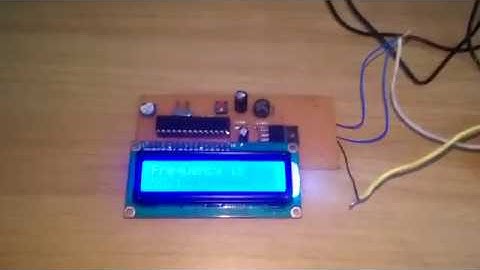 Arduino based Frequency meter