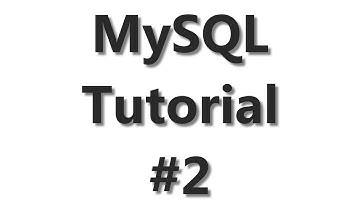 MySQL Tutorial #2 - Creating a Database