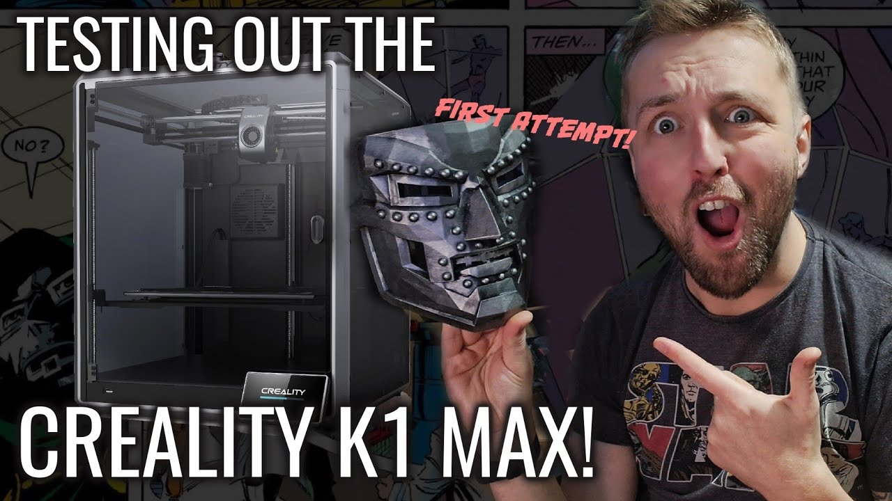 Is The Creality K1 Max Good For Beginners ? 3D Printing A Doctor Doom Mask